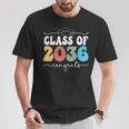 Class Of 2036 Kindergarten First Day Graduation Grow With Me T-Shirt Unique Gifts