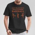 Classic San Francisco Baseball Fan Retro T-Shirt Unique Gifts