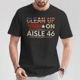 Clean Up On Aisle 46 Anti Biden Social Club American Flag T-Shirt Unique Gifts