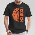Coach Basket Regalo Baloncesto Entrenadorintage Mejor Entrenador Camiseta unisex Regalos divertidos