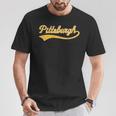 College University Pittsburgh Pennsylvania Baseball Fan T-Shirt Unique Gifts