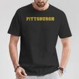 College University Style Pittsburgh Pennsylvania Sport Team T-Shirt Unique Gifts