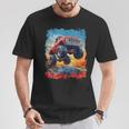 Colorful Monster Truck Jump Big Truck Graphic For Boys Men T-Shirt Unique Gifts