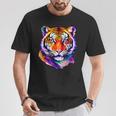 Colorful Tiger Face Neture Wild Animal Pet Lovers Men's T-Shirt Personalized Gifts