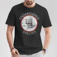 Cool Endangered Species Manual Gearbox Stick Shift 6 Speed T-Shirt Unique Gifts