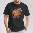 Cool Horse Farm Animal Roller Skating T-Shirt Unique Gifts