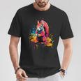 Cool Squirrel On Colorful Painted Squirrel T-Shirt Unique Gifts