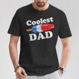 Coolest Dad Popsicle Bomb Retro 80S Pop Fathers T-Shirt Unique Gifts