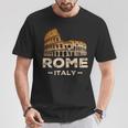 Coolintage Roma Italia Coliseo Souvenirs Roma Italia Camiseta unisex Regalos divertidos