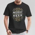 Country Music And Beer Thats Why I'm Here T-Shirt Unique Gifts