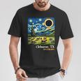 Countryside Total Solar Eclipse Cleburne Texas T-Shirt Unique Gifts