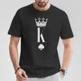 Couple Matching His And Her For King Of Spade T-Shirt Funny Gifts