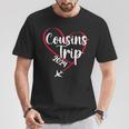 Cousins Trip 2024 Heart Vacation Travel Cousins Weekend T-Shirt Funny Gifts