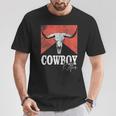 Cowboy Killers Bull Skull Howdy Punchy Western Country Music T-Shirt Unique Gifts