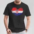 Croatia Flag Hrvatska Land Croate Croatia T-Shirt Lustige Geschenke
