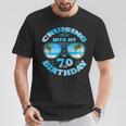 Cruising Into My 70Th Birthday-70Th Birthday Cruise 2024 T-Shirt Unique Gifts