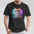 Cute Cat Lover Heart Shape Karma T-Shirt Unique Gifts