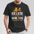 Cycling Ich Liebe Es Wenn Meine Frau Mich Radfahren Lässt T-Shirt Lustige Geschenke