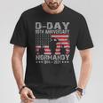 D-Day 2024 80Th Anniversary Normandy 1944 Us Flag T-Shirt Funny Gifts