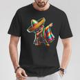 Dabbing Mexican Poncho Cinco De Mayo Boys Toddlers T-Shirt Unique Gifts