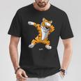 Dabbing Tiger Dab Tiger Safari Tiger Animal T-Shirt Lustige Geschenke