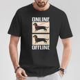 Dachshund Online Dog Owners S T-Shirt Lustige Geschenke