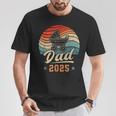 Dad 2025 Baby Ankündigung Frischgebackener Papa T-Shirt Lustige Geschenke