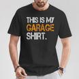 For Dad Father's Day Daddy Son Matching This Is My Garage T-Shirt Unique Gifts