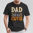 Dad Little Cutie Baby Shower Orange 1St Birthday Party T-Shirt Unique Gifts