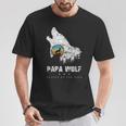 Dad Wolf Rudelführer Father's Day Wolfs intage T-Shirt Lustige Geschenke