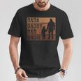 Dada Daddy Dad Bruh Fathers Day Junenth Melanin African T-Shirt Funny Gifts