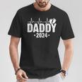 Daddy To Be New Dad First Time Daddy Heartbeat Daddy 2024 T-Shirt Unique Gifts