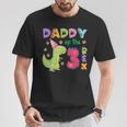 Daddy Of The Three Rex Birthday Dinosaur Family Matching T-Shirt Unique Gifts