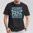 Damen Individuelles Geschenk Papaatertag Beruf Busfahrer Mit-Ausschnitt T-Shirt Lustige Geschenke