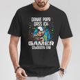 Danke Papa Dass Ich Gamer Geworden Bin Zocken Gaming T-Shirt Lustige Geschenke