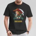 Dartagnan Dart Musker Darts Bullseye Retro T-Shirt Lustige Geschenke