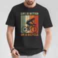 Das Leben Ist Besser Auf Einem Fahrrad Cycling T-Shirt Lustige Geschenke