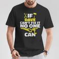 If Dave Can't Fix It No One Can Personalized Name T-Shirt Funny Gifts