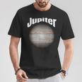 De Júpiter Planeta Del Sistema Solar Camiseta unisex Regalos divertidos