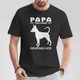 Deer Pinscher Papa Motif Dog T-Shirt Lustige Geschenke