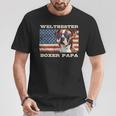 Deutscher Boxer Weltbester Boxer Papa Boxer Hundepapa T-Shirt Lustige Geschenke