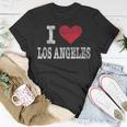 Distressed Retro I Love Los Angeles Souvenir T-Shirt Unique Gifts