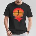 Djembe African Drum Sunset Drumming Djembe Player Drummer T-Shirt Unique Gifts