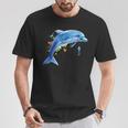 Dolphin Diver Whales Tümmler Dolphin T-Shirt Lustige Geschenke