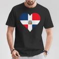 Dominican Republic Flag Heart Dominican Republic T-Shirt Unique Gifts