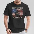 Don't Let The Old Man In Cowboy Us Flag T-Shirt Unique Gifts