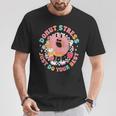 Donut Stress Just Do Your Best Testing Day Teacher T-Shirt Unique Gifts