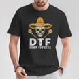 Down To Fiesta Mexican Party Skull Cinco De Mayo T-Shirt Funny Gifts