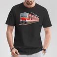 Driftzug Bahn Railenverkehr Travel Train Railway T-Shirt Lustige Geschenke