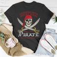 Drinking Rum Before Noon Makes You A Pirate Distressed T-Shirt Unique Gifts